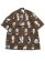 画像1: 【送料無料】Rap Attack LEGENDS PRODUCER HALF SLV SHIRT DK CHOCO (1)