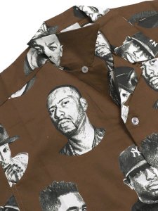 画像4: 【送料無料】Rap Attack LEGENDS PRODUCER HALF SLV SHIRT DK CHOCO (4)