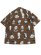 画像2: 【送料無料】Rap Attack LEGENDS PRODUCER HALF SLV SHIRT DK CHOCO (2)