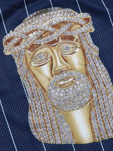 画像4: 【送料無料】FOR THE HOMIES HOMEES MESH JERSEY NAVY (4)