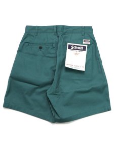 画像2: 【SALE】SCHOTT DOUBLE PLEATED T/C SHORTS (2)