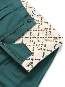 画像4: 【SALE】SCHOTT DOUBLE PLEATED T/C SHORTS (4)