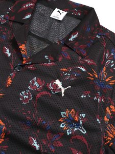 画像3: PUMA FLORAL SPORT AOP SHIRT-PUMA BLACK (3)