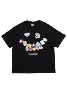 画像1: 【送料無料】BILLIONAIRE BOYS CLUB BB SMILE WASHED CROPPED FIT TEE (1)