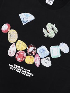 画像3: 【送料無料】BILLIONAIRE BOYS CLUB BB SMILE WASHED CROPPED FIT TEE (3)