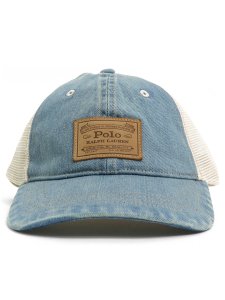 画像2: 【送料無料】POLO RALPH LAUREN POLO COUNTRY LIGHT WASH DENIM TRUCKER (2)