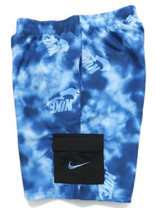 画像3: 【KIDS】NIKE BOYS BOYS TIEDYE CAMO 7" VOLLEY SHORT BLUE (3)