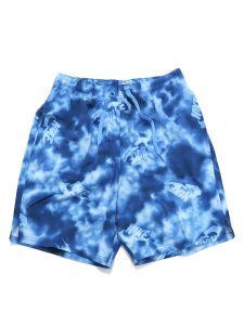 画像1: NIKE TIEDYE CAMO 7" VOLLEY SHORT BLUE (1)