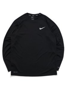 画像1: NIKE ESSENTIAL L/S HYDRO GUARD BLACK (1)