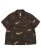 画像1: 【送料無料】INTERBREED RAW PAPERS OPEN COLLAR SHIRT BROWN (1)