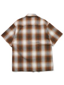 画像2: CALTOP FL PLAID S/S SHIRT CARAMEL (2)