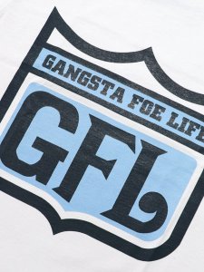 画像3: WEST WEAR GFL LOGO TEE WHITE/NAVY/SKY BLUE (3)
