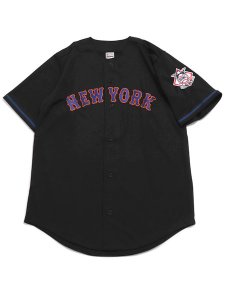 画像1: 【送料無料】FANATICS METS PRIMARY LOGO BB SHIRT BLACK (1)