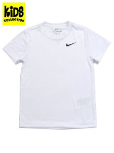 画像1: 【KIDS】NIKE KIDS DRI-FIT LEGEND S/S TEE-WHITE (1)
