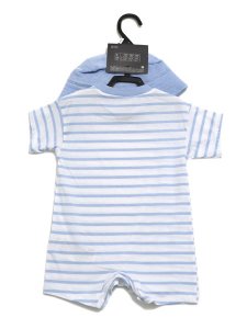 画像2: 【KIDS】NIKE BABY TOWEL TERRY S/S ROMPER-COBALT BLISS (2)