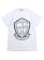 画像1: WEST WEAR ES ES LOGO TEE WHITE/BLACK/SILVER (1)
