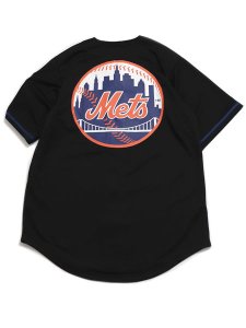 画像2: 【送料無料】FANATICS METS PRIMARY LOGO BB SHIRT BLACK (2)