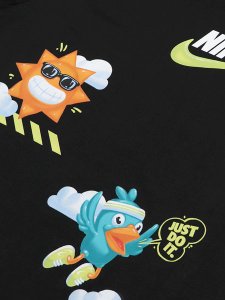 画像4: 【KIDS】NIKE KIDS JUST BELIEVE SHORT SET-LIME LIGHT (4)