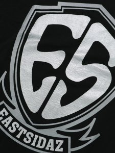 画像3: WEST WEAR ES LOGO TEE BLACK/CHARCOAL/SILVER (3)