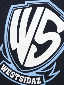 画像3: WEST WEAR WS LOGO TEE NAVY/SKY BLUE/WHITE (3)