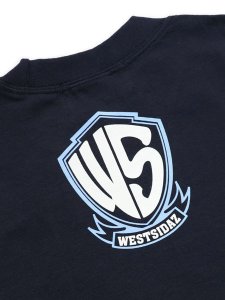 画像4: WEST WEAR WS LOGO TEE NAVY/SKY BLUE/WHITE (4)