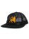 画像1: 【送料無料】WHIMSY SOCKS ETHIOPIA MESH CAP BLACK (1)