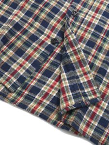 画像4: 【MEGA SALE】LEFT FIELD FLANNEL SS HUNTING SHIRT (4)