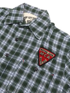 画像3: 【MEGA SALE】LEFT FIELD FLANNEL SS HUNTING SHIRT (3)