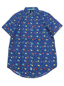 画像1: 【MEGA SALE】SOUL STAR SHAPES TRIANGLES BD SHIRT (1)