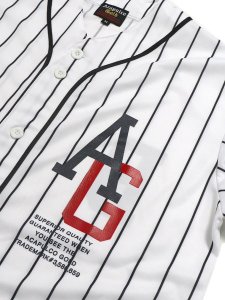 画像3: 【送料無料】ACAPULCO GOLD B1G BASEBALL JERSEY WHITE (3)