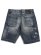 画像2: 【MEGA SALE】DBL STUDS DENIM SHORTS (2)
