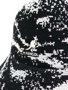 画像5: 【SALE】KANGOL AIRBRUSH CASUAL-BLACK/WHITE (5)
