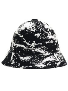 画像2: 【SALE】KANGOL AIRBRUSH CASUAL-BLACK/WHITE (2)