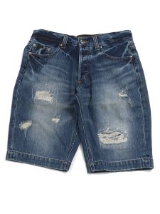 画像1: 【MEGA SALE】DBL VINTAGE DENIM SHORTS (1)