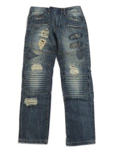 画像1: 【MEGA SALE】COPPER RIVET MOTO PANT (1)
