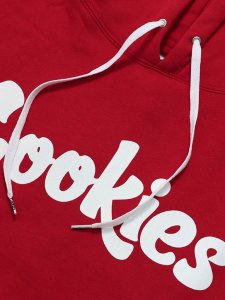 画像3: 【送料無料】COOKIES CLOTHING ORIGINAL MINT FLEECE HOODIE RED/WHITE (3)