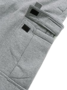 画像5: PRO CLUB OG CARGO SWEAT SHORT PANT HEATHER GREY (5)