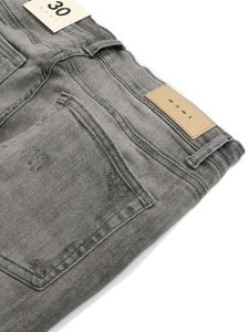 画像5: 【送料無料】mnml X284 MOTO SKINNY DENIM GRAY/BLUE (5)