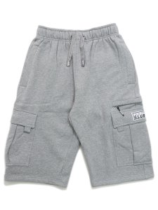 画像1: PRO CLUB OG CARGO SWEAT SHORT PANT HEATHER GREY (1)