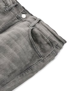 画像3: 【送料無料】mnml X284 MOTO SKINNY DENIM GRAY/BLUE (3)