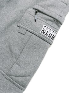 画像4: PRO CLUB OG CARGO SWEAT SHORT PANT HEATHER GREY (4)