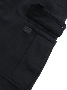 画像5: PRO CLUB OG CARGO SWEAT SHORT PANT BLACK (5)