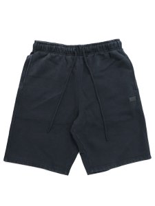 画像1: PRO CLUB VINTAGE WASH SWEAT SHORT PANT BLACK (1)