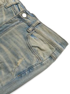 画像3: 【送料無料】mnml X201 RHINESTONE SKINNY DENIM BLUE (3)