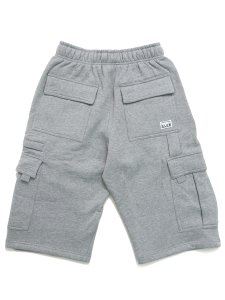 画像2: PRO CLUB OG CARGO SWEAT SHORT PANT HEATHER GREY (2)
