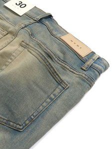 画像5: 【送料無料】mnml X201 RHINESTONE SKINNY DENIM BLUE (5)