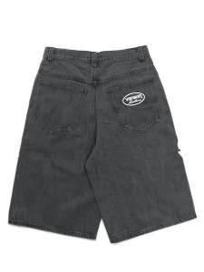 画像2: 【送料無料】VANSON DENIM SHORTS LT BLACK (2)