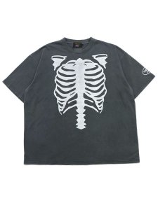 画像1: 【送料無料】VANSON PIGMENT DYED TEE BLACK (1)