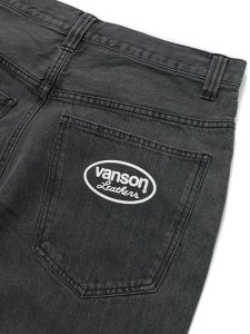 画像5: 【送料無料】VANSON DENIM SHORTS LT BLACK (5)
