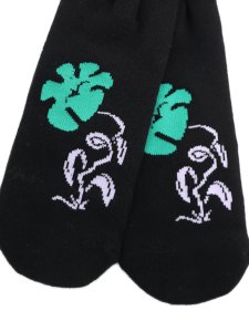 画像4: HUF TRIP CREW SOCK BLACK (4)